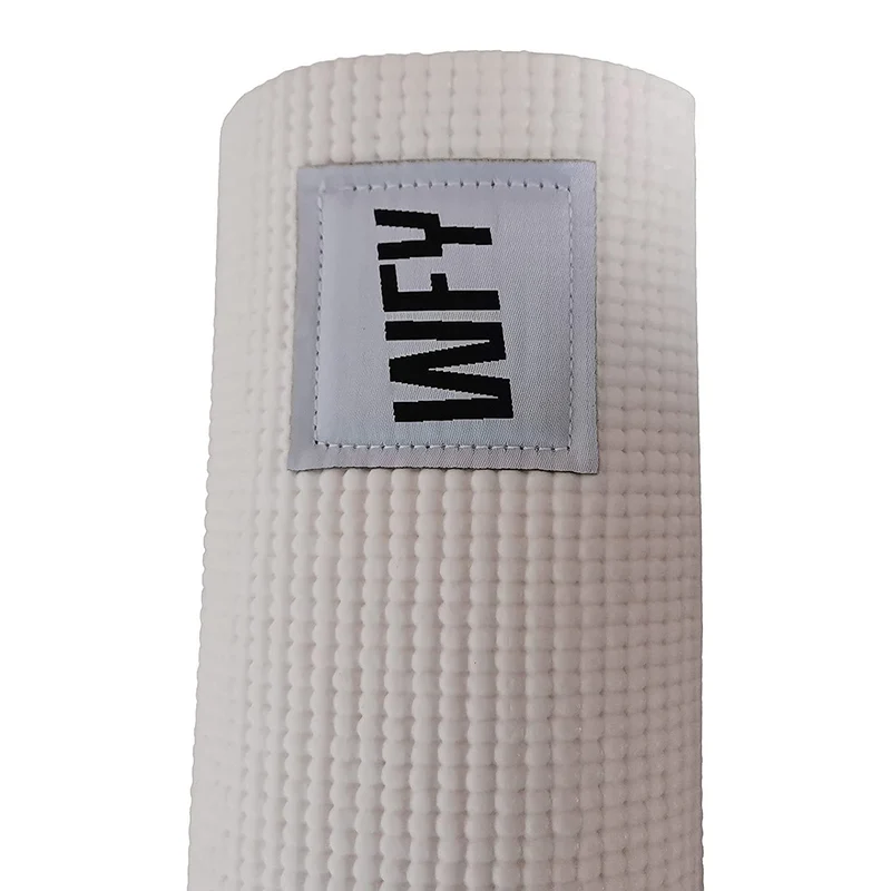 #DoYourYoga Fitnessmatte Yogamatte "Annapurna Comfort" - 183 x 61 - Pilates Workout Matte - Weiß