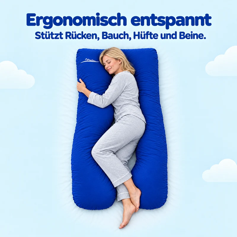 KomfortKissen™ Premium – Ergonomisches Körperkissen