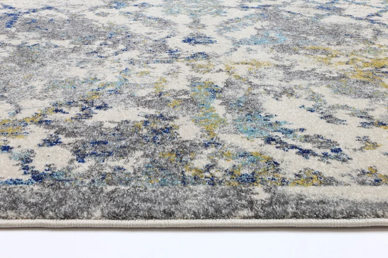 Blue Green Contemporary Rug