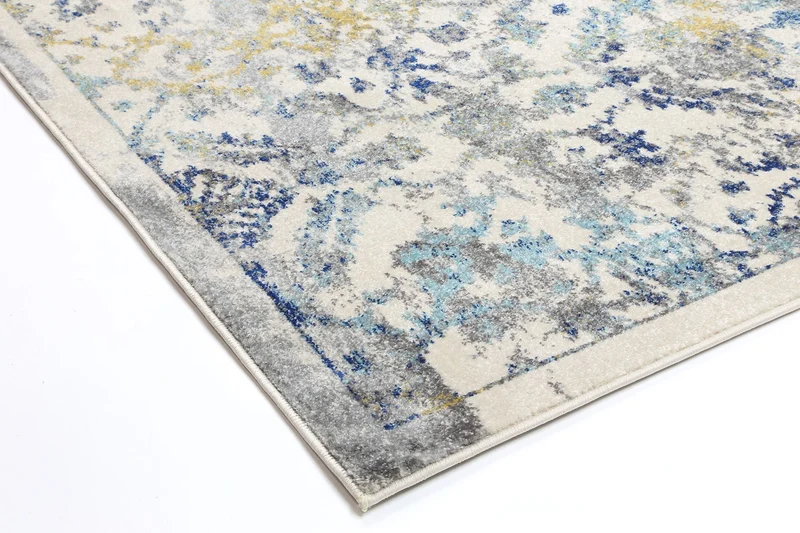 Blue Green Contemporary Rug