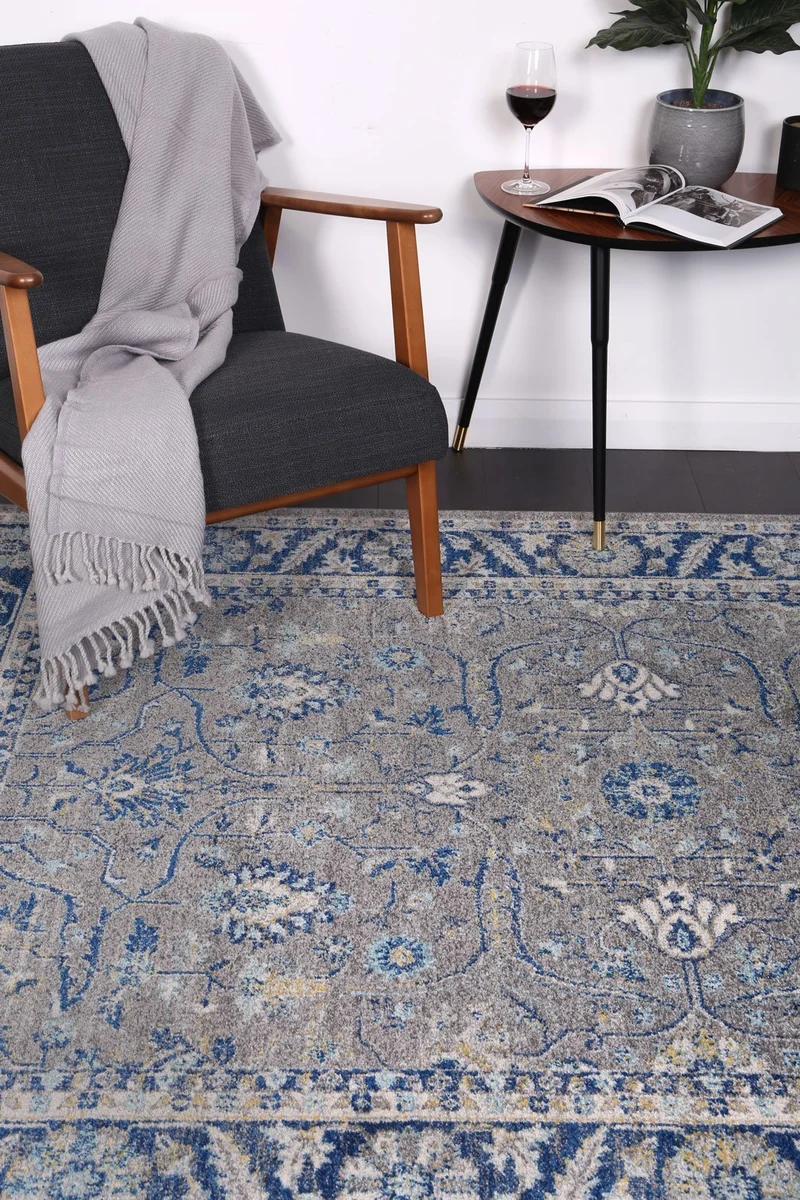 Navy Blue Oriental Rug