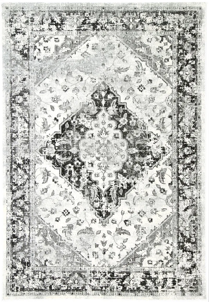 Grey Traditional Rug