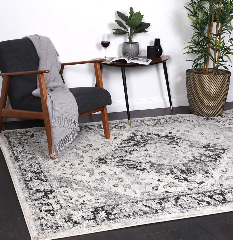 Grey Traditional Rug