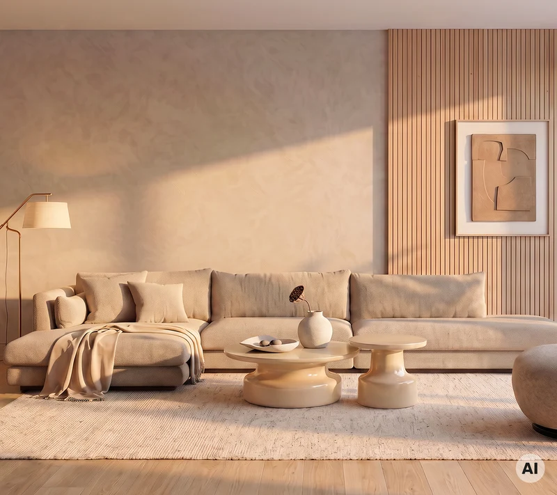 Bloom 3-seater sofa with chaise longue right, open end and plinth