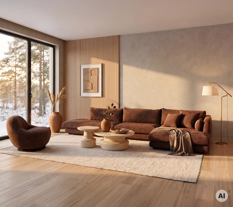 Bloom 3-seater sofa with chaise longue left, open-end and plinth