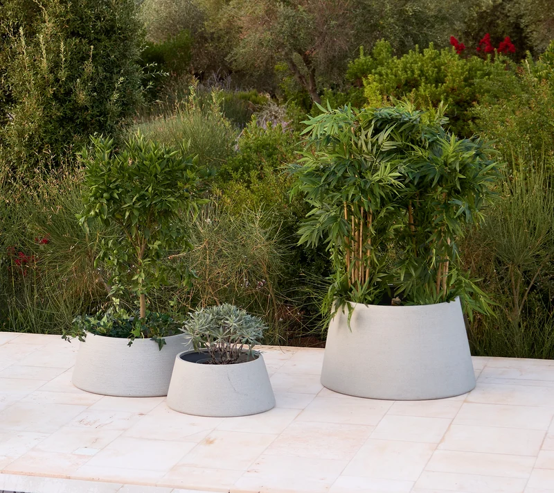Soil planter trapezium, large