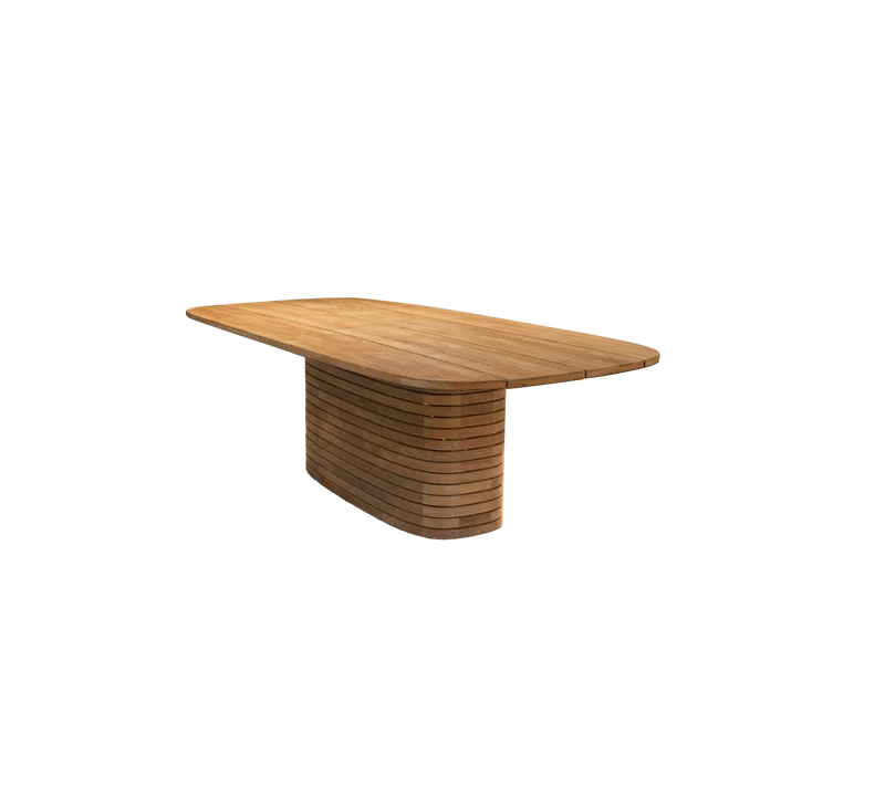 Mellow dining table, oval - medium