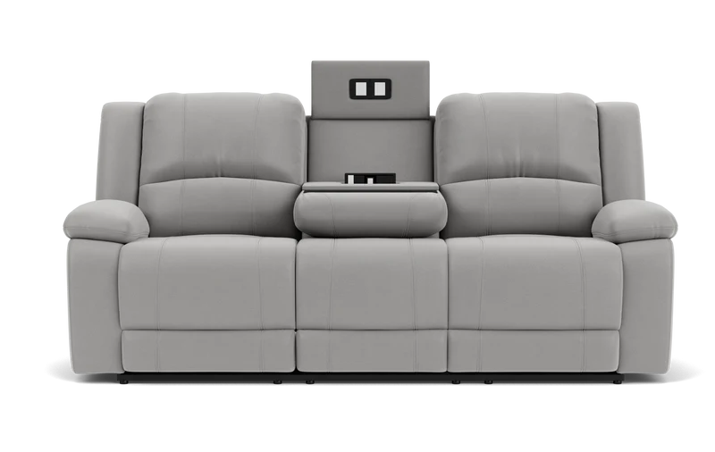 3 Seater with end Electric Recliners with Electric Drop-down tray