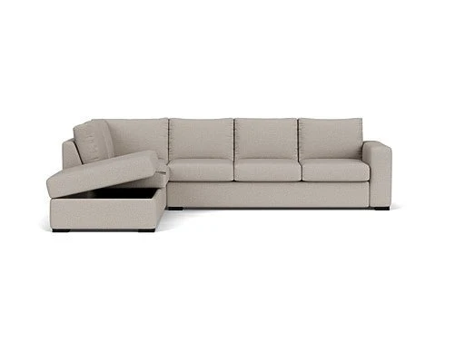 5 Seater Corner with Storage Chaise