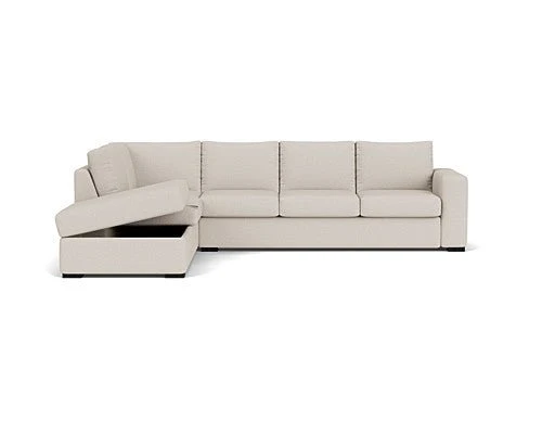 5 Seater Corner with Storage Chaise