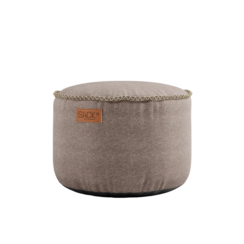 Canvas Pouf 2 Pack
