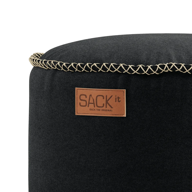 Canvas Pouf 2 Pack