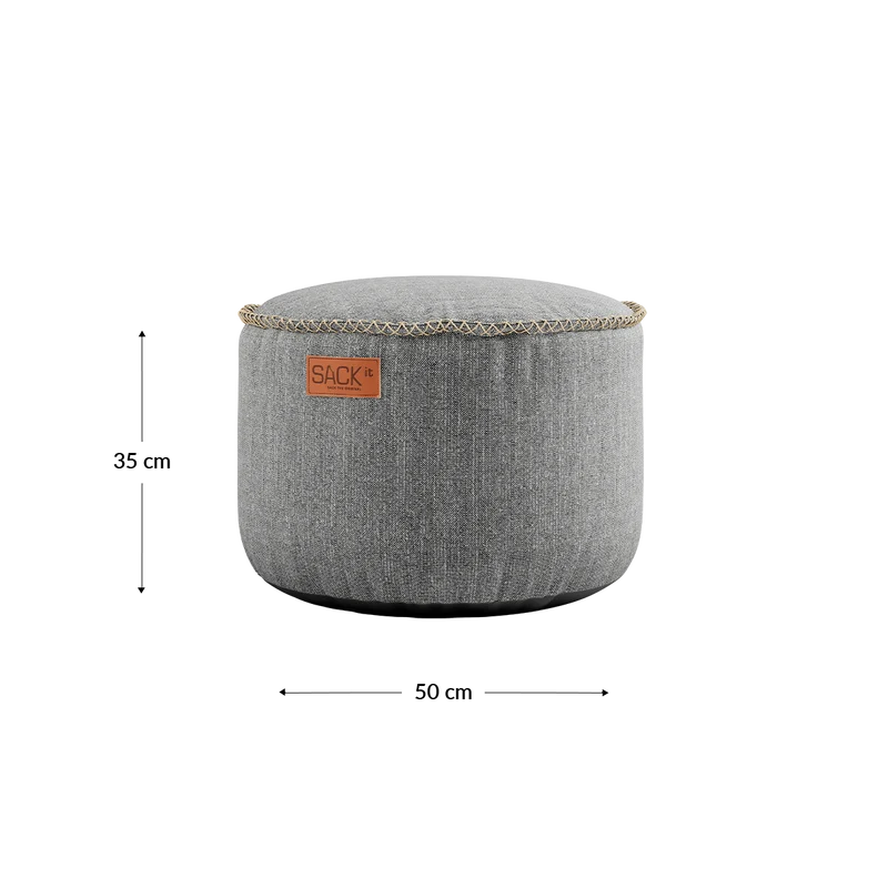 Cobana Pouf - Light Grey
