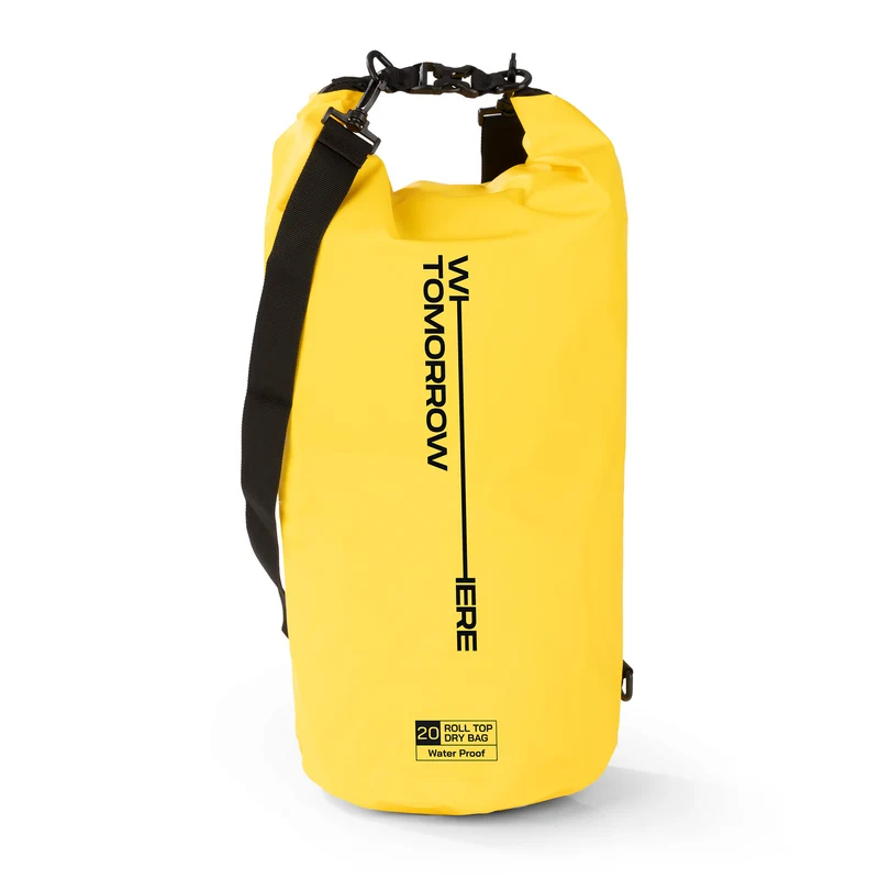 Where Tomorrow Dry Bag 20L - Style 02 - Gelb