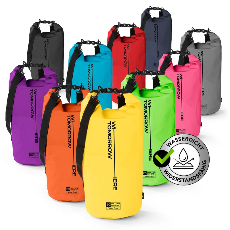 Where Tomorrow Dry Bag 20L - Style 02 - Gelb