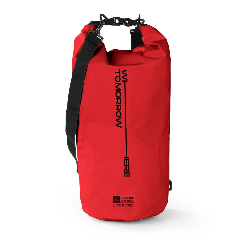 Where Tomorrow Dry Bag 20L - Style 02 - Rot