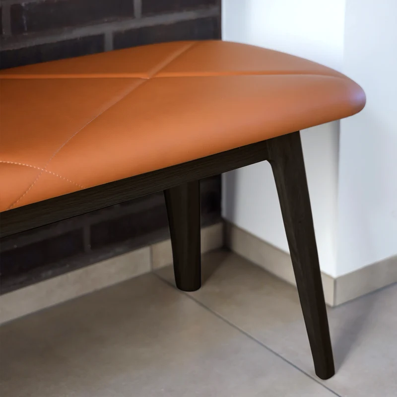 Nordic Bench - Dark Stained Oak
