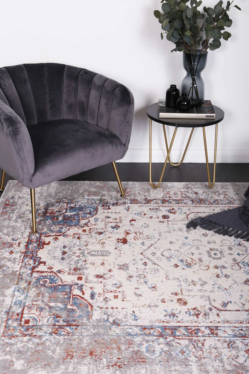 Grey Multi Contemporary Rug