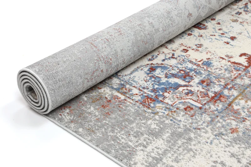 Grey Multi Contemporary Rug