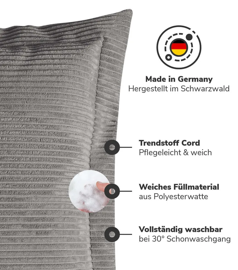 RELOVED Sofakissen aus Cord 'Das Wölkchen'