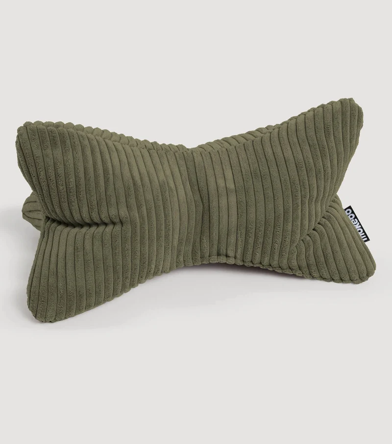 Nackenkissen in Bouclé & Cord ‘Der Leseknochen'