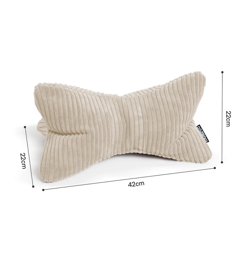 Nackenkissen in Bouclé & Cord ‘Der Leseknochen'