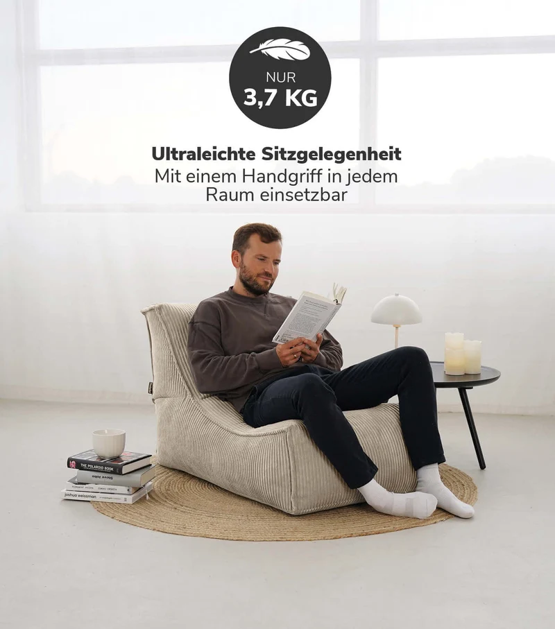 RELOVED Sitzsack 'Doze' auch in Cord