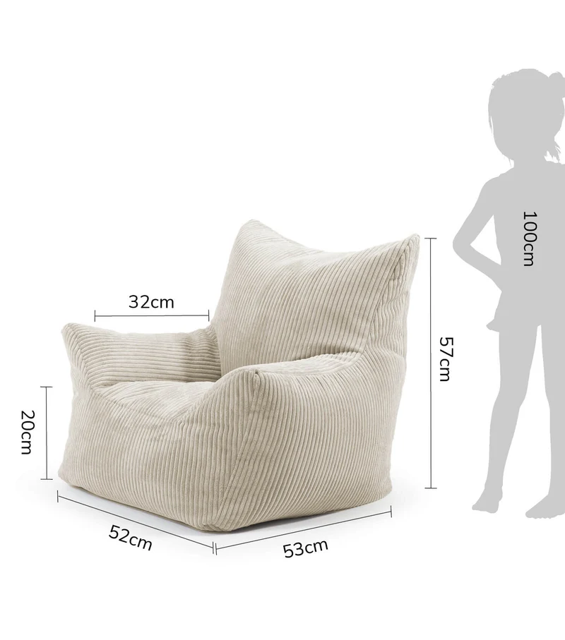 RELOVED Kinder Sitzsack 'Der Pausenheld' auch in Cord