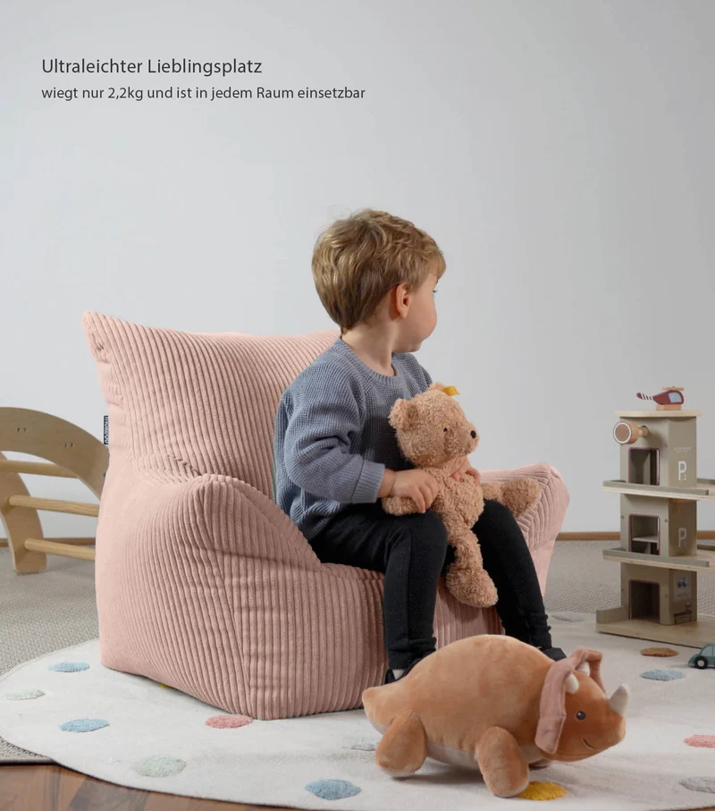 RELOVED Kinder Sitzsack 'Der Pausenheld' auch in Cord