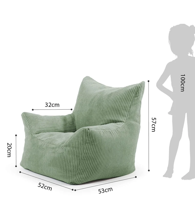 RELOVED Kinder Sitzsack 'Der Pausenheld' auch in Cord