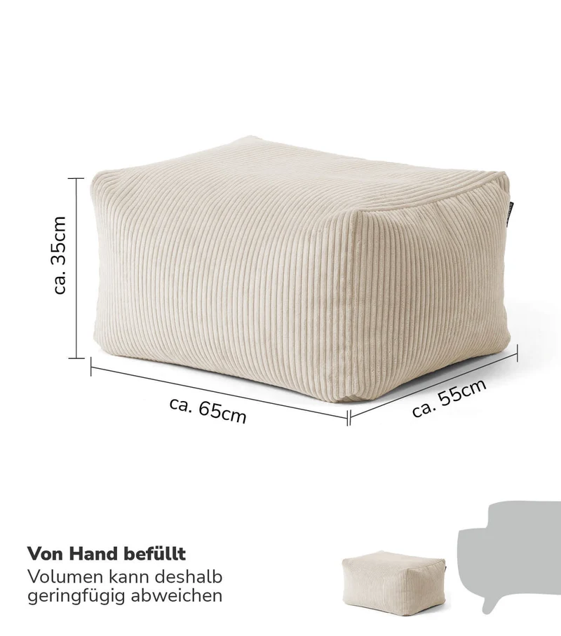 RELOVED Indoor Pouf 'Block'