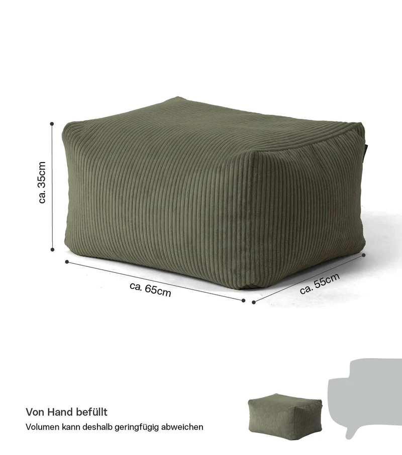RELOVED Indoor Pouf 'Block'