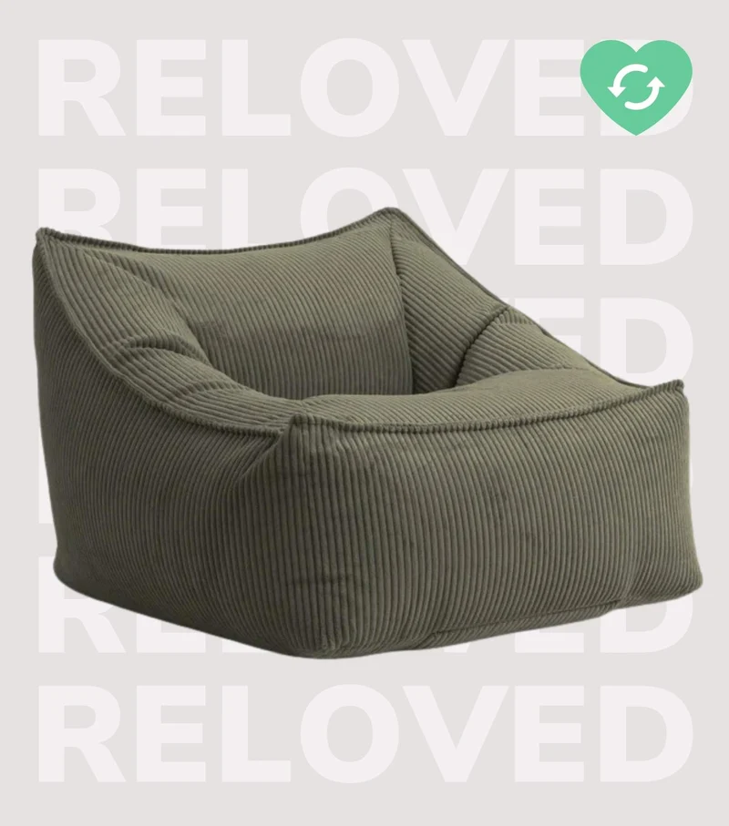 RELOVED Sitzsack Sessel Cord 'Snug'