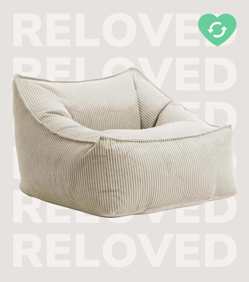RELOVED Sitzsack Sessel Cord 'Snug'
