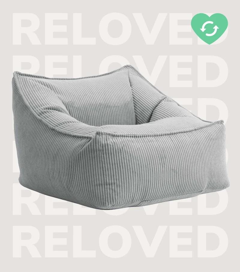 RELOVED Sitzsack Sessel Cord 'Snug'