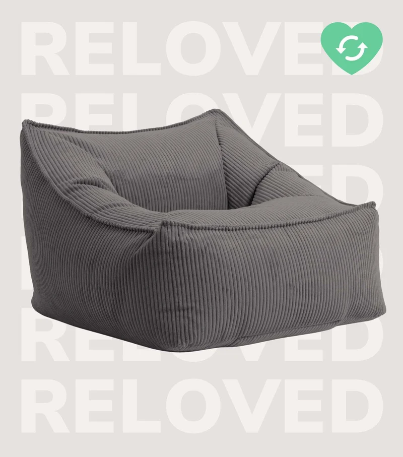 RELOVED Sitzsack Sessel Cord 'Snug'