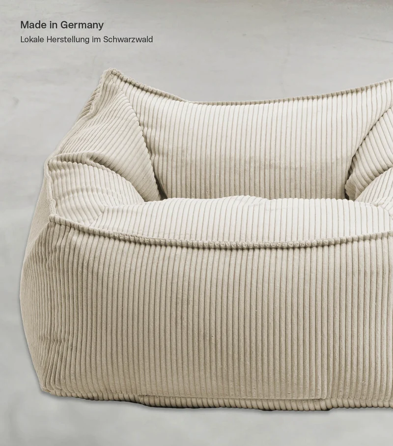 RELOVED Sitzsack Sessel Cord 'Snug'