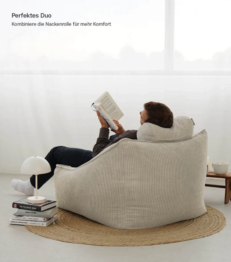 RELOVED Sitzsack Sessel Cord 'Snug'