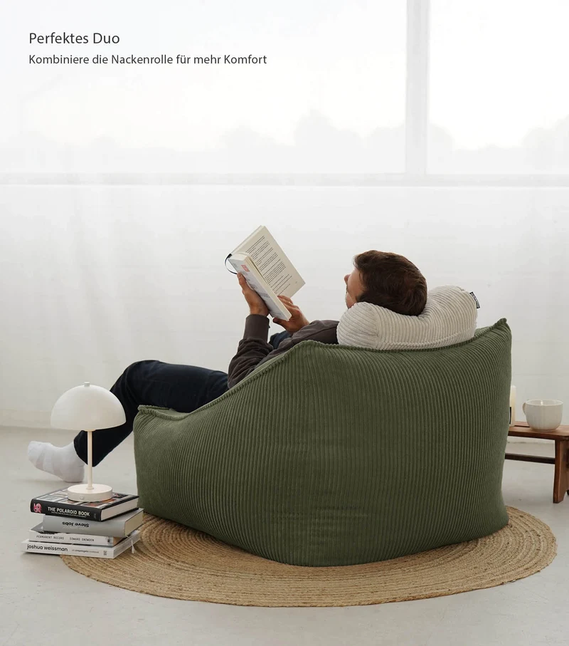 RELOVED Sitzsack Sessel Cord 'Snug'