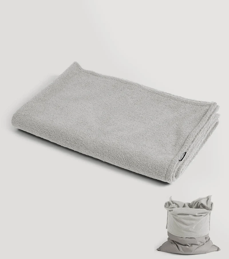 Sitzsack Bezug aus Teddy Bouclé 'Das Kuschelcover'