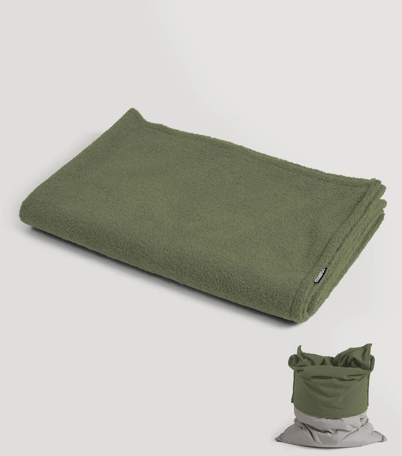 Sitzsack Bezug aus Teddy Bouclé 'Das Kuschelcover'