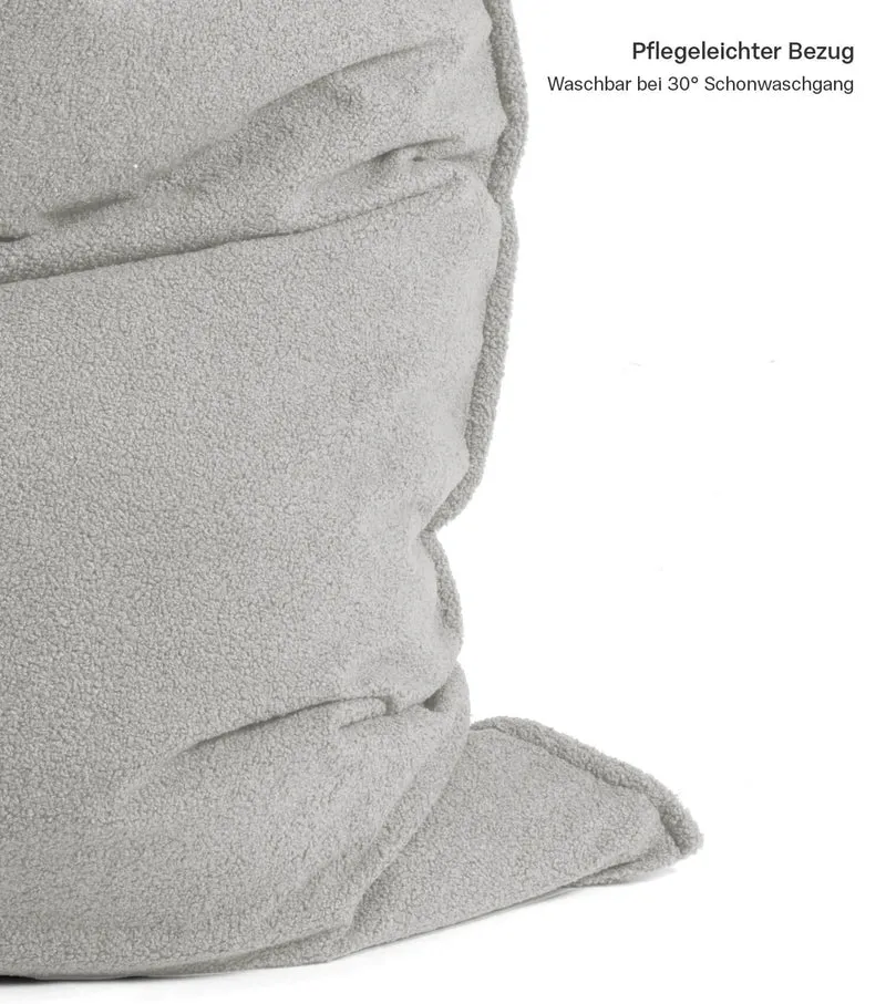Sitzsack Bezug aus Teddy Bouclé 'Das Kuschelcover'