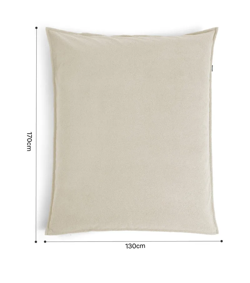 Sitzsack Bezug aus Teddy Bouclé 'Das Kuschelcover'