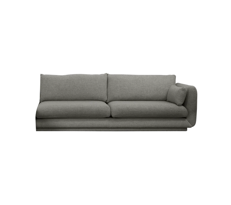Bloom 3-seater sofa module, left with plinth