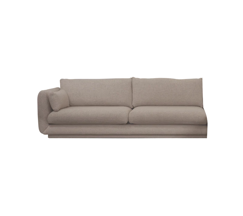 Bloom 3-seater sofa module, right with plinth