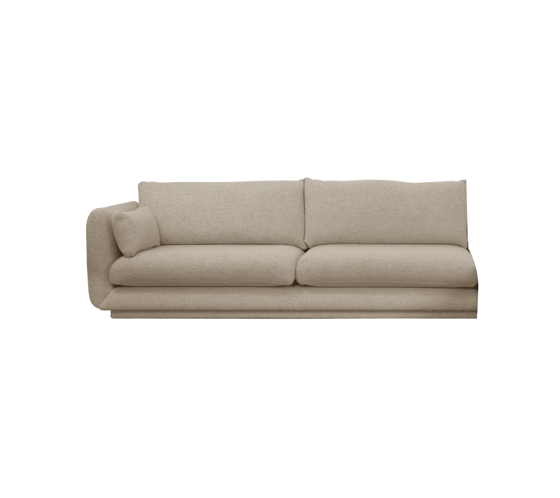 Bloom 3-seater sofa module, right with plinth