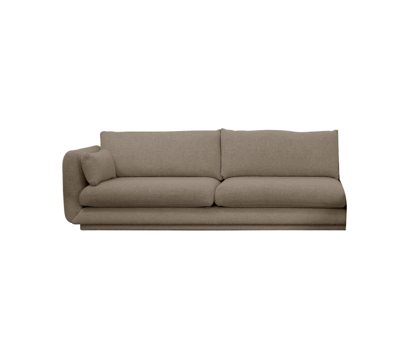 Bloom 3-seater sofa module, right with plinth