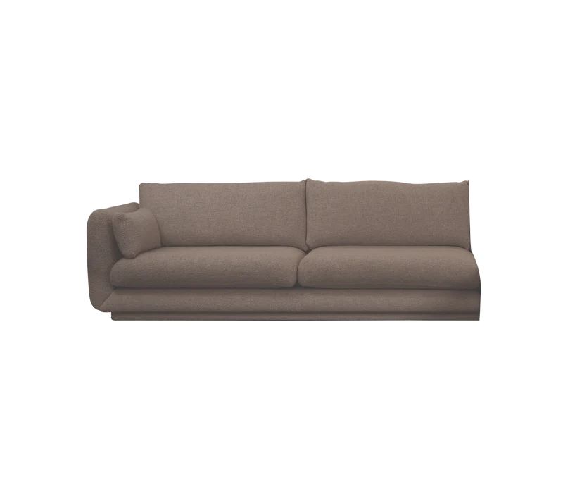 Bloom 3-seater sofa module, right with plinth