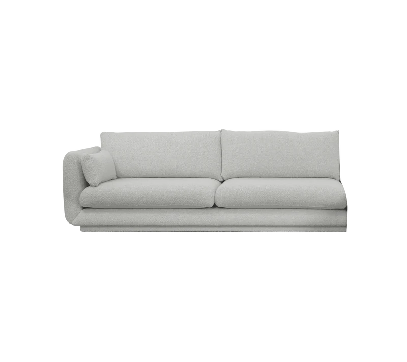 Bloom 3-seater sofa module, right with plinth