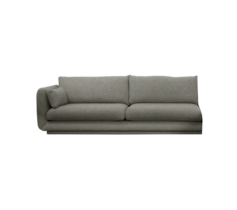 Bloom 3-seater sofa module, right with plinth